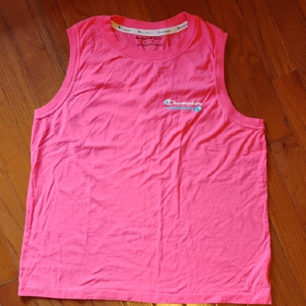 Champion Bright Pink Sleeveless Shirt